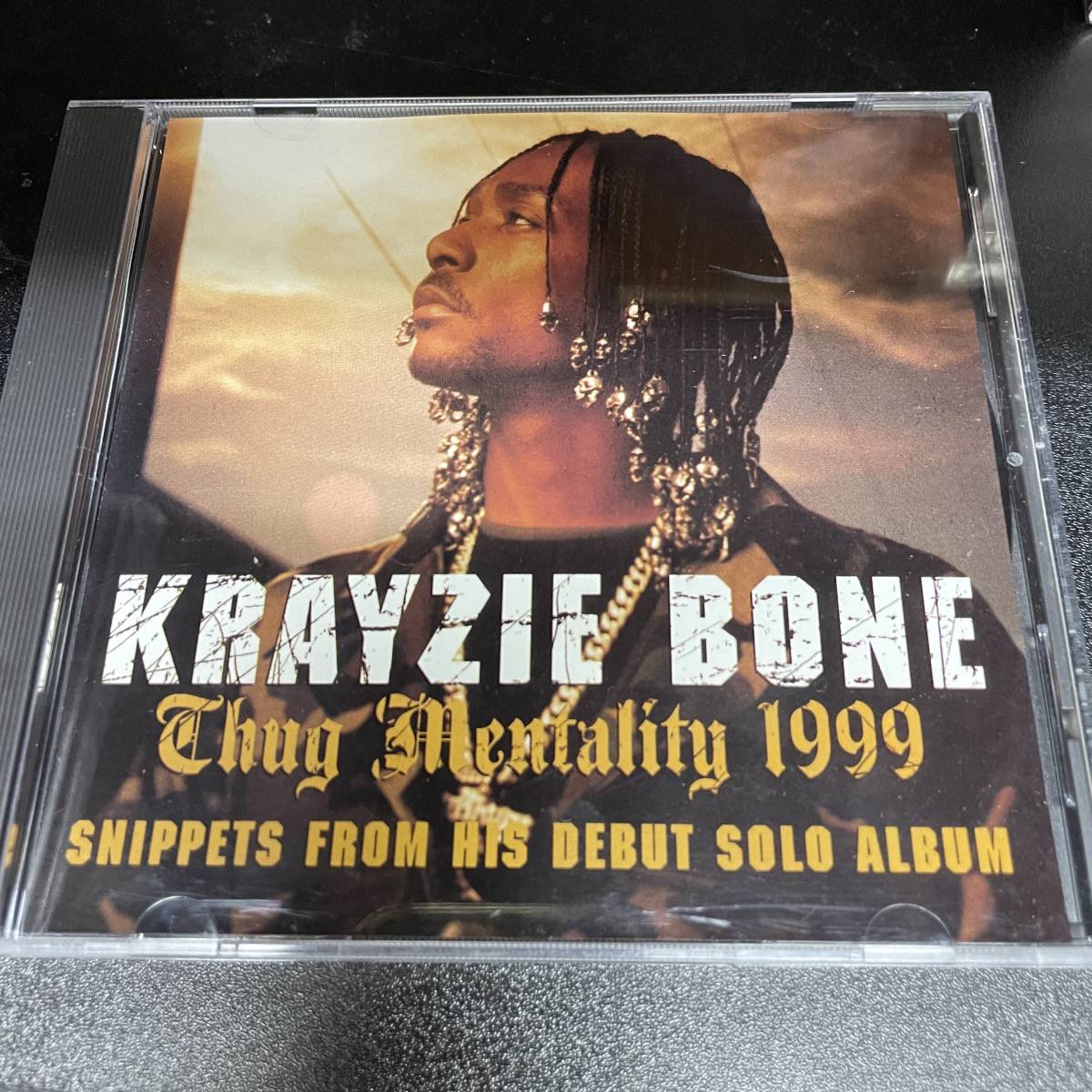 ● HIPHOP,R&B KRAZIE BONE - THUG MENTALITY SNIPPETS シングル, 9 SONGS, 90'S, 1999, PROMO CD 中古品_画像1