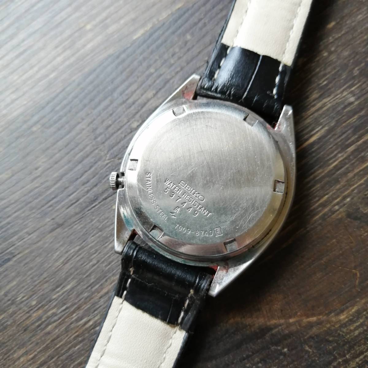【超美品！】SEIKO5 自動巻き1970年代！ヴィンテージ腕時計メンズセイコー5男性人気ブランド逆輸入モデル日本未発売アンティーク 0612f_画像4