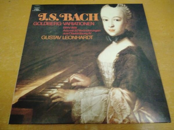 バッハ ゴルトベルク変奏曲 Bach Goldberg KUX-3062-H Leonhardt Variationen チェンバロ レオンハルト  【お取り寄せ】 レオンハルト