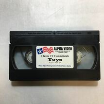 zvd-03♪アメリカ　CLASSIC　TV　COMMERCIALS～TOY　［VHS］ビデオ (収録時間30分) 1993/1/1 alphavideo 　希少お宝品_画像4