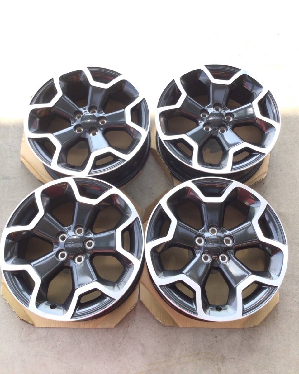 スバル純正ホイール XV 17インチ 7J+48 5H PCD100 ハブ径約56ミリ www