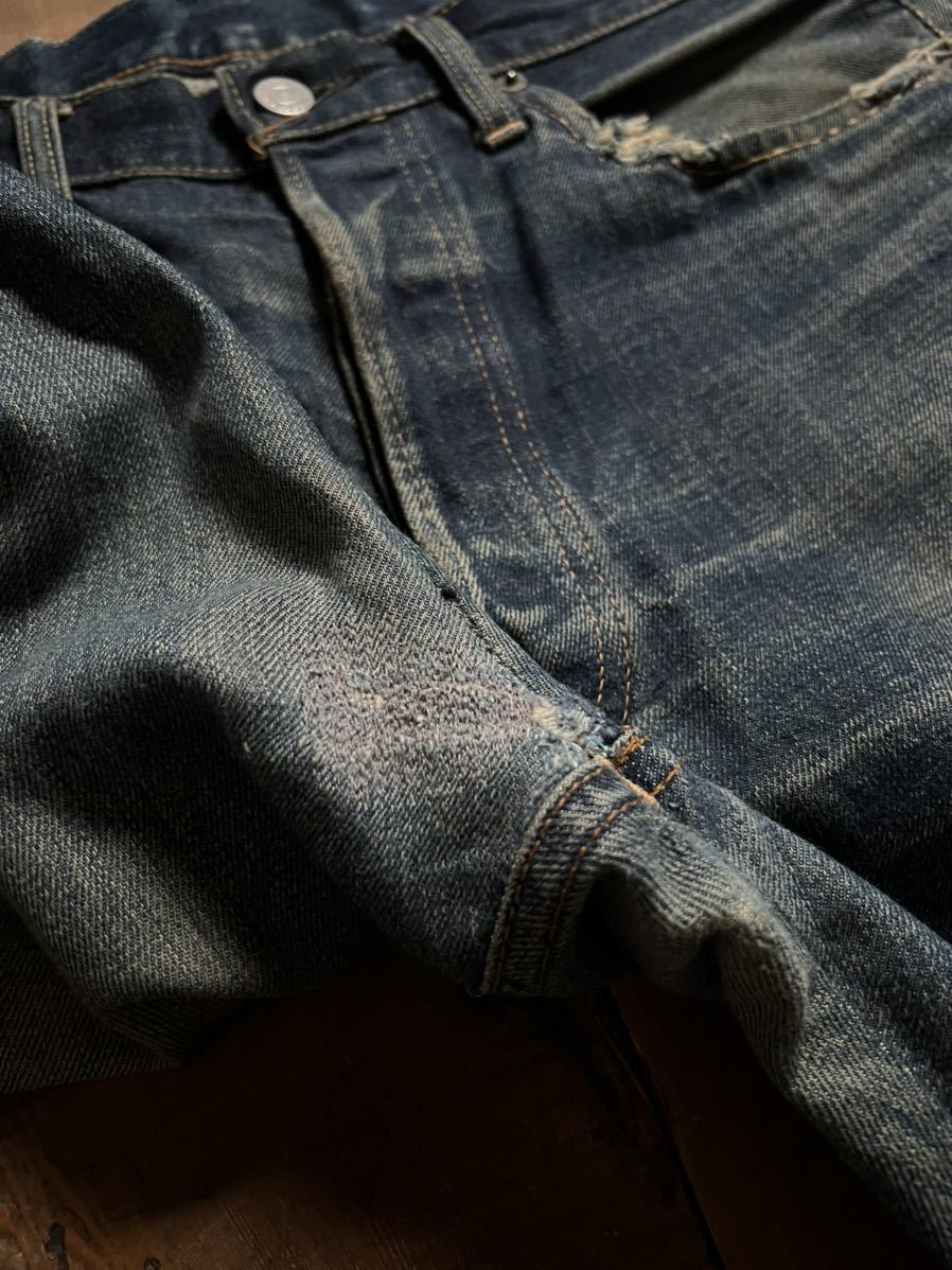 Special 60s LEVIS 501 BIGE タイプ初期 濃い目 鬼ヒゲ 蜂の巣 ヴィンテージ ビンテージ オリジナル赤耳66前期後期501xx501zxx50250