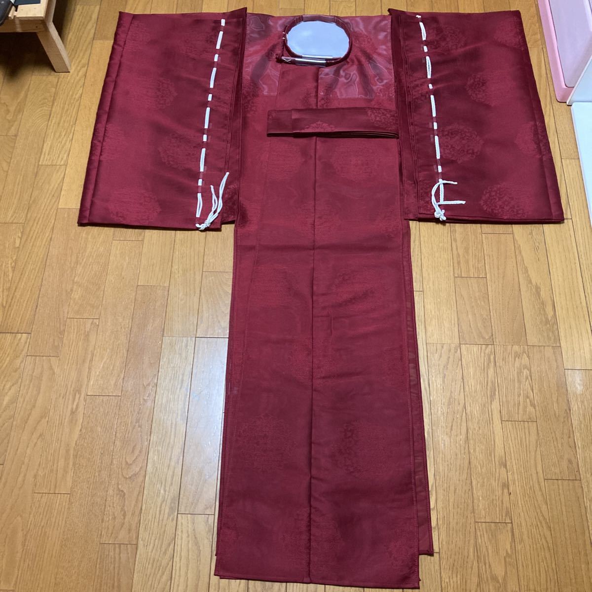 狩衣 赤色 美品 神職 神主 神社 正服 浄衣 冠 浅沓 笏 宮司 祢宜 狩衣 赤色 美品 神職 神主 神社 正服 浄衣 冠 浅沓 笏 宮司 祢宜