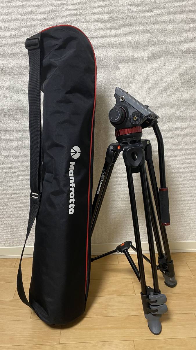 Manfrotto 伸縮式ツインアルミ三脚 ミッドスプレッダー付属 MVT502AM