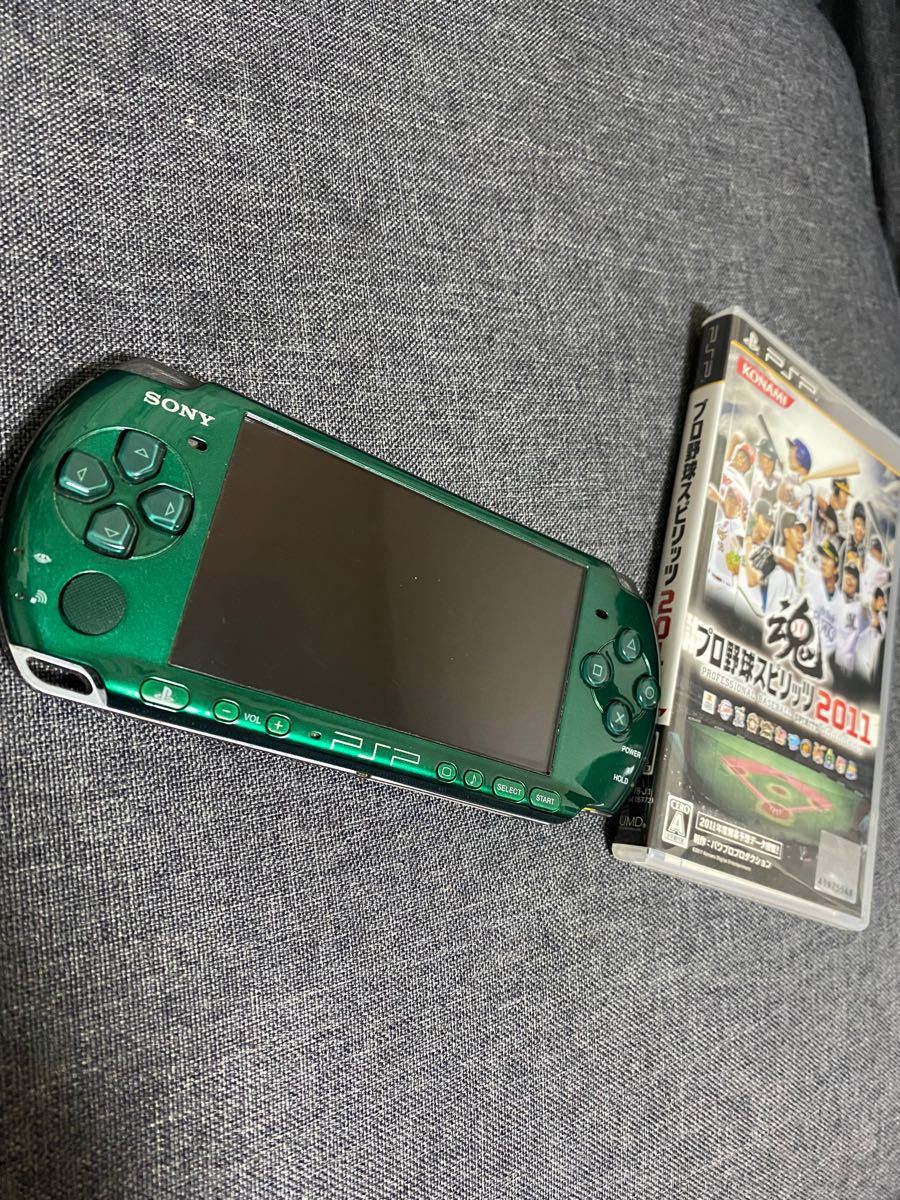 SONY  PSP-3000SG スピリテッド　グリーン　本体