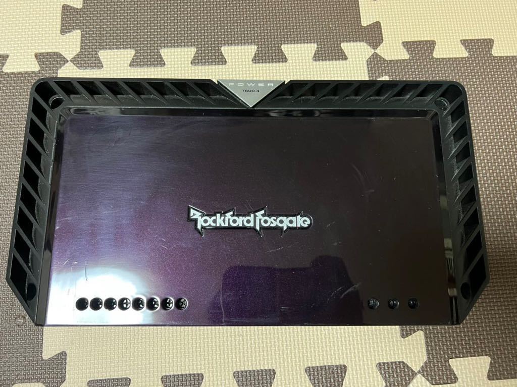 ロックフォード パワーアンプ Rockford POWER amplifer T600-4 中古 美品 動作確認済み 4チャンネル_画像1
