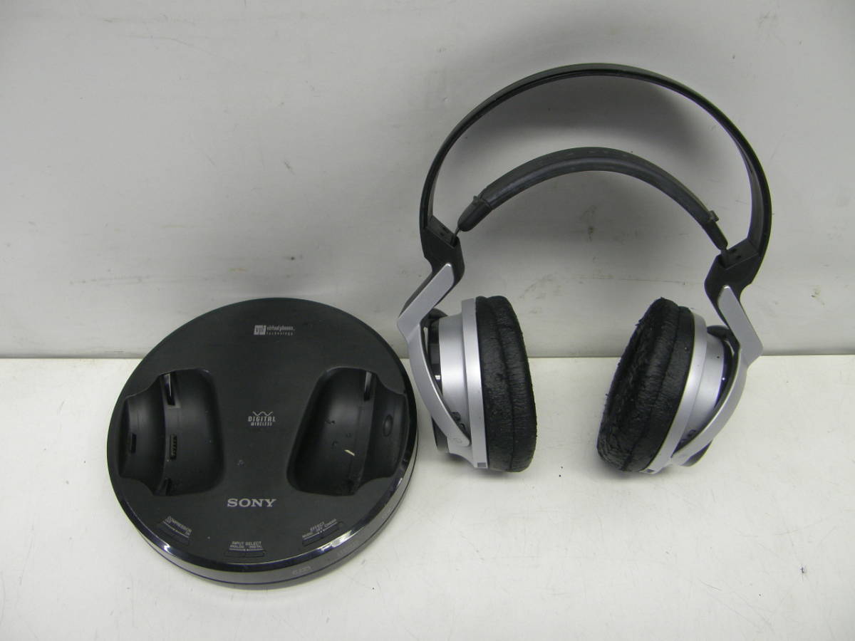 SONY！ソニー！ワイヤレスヘッドホン！MDR-FR6000(銀)_画像2