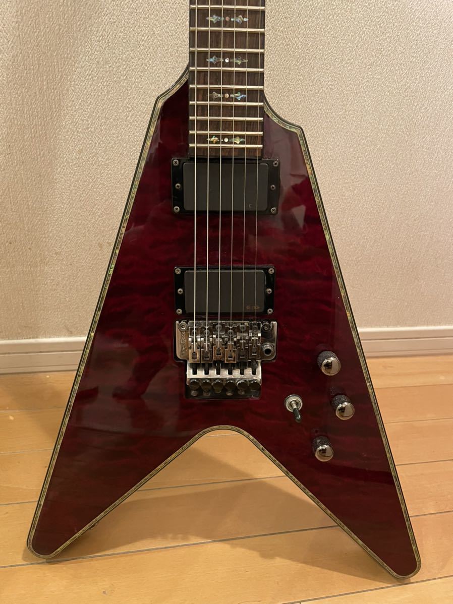 SCHECTER HELLRAISER V-1 FR BCH(Black Cherry Abalone) シェクター
