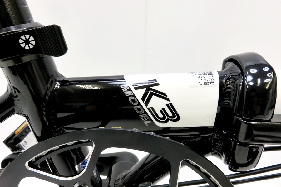 下松)ダホン DAHON K3 2018年モデル アルミ 折りたたみ自転車 バイク サイズフリー 1×3速 ホワイト×ブラック 7