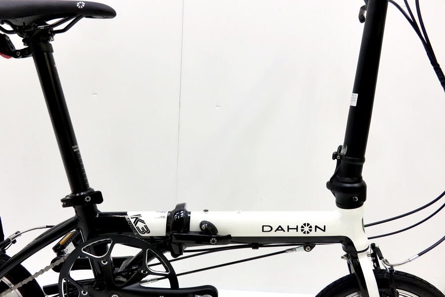 下松)ダホン DAHON K3 2018年モデル アルミ 折りたたみ自転車 バイク サイズフリー 1×3速 ホワイト×ブラック 5