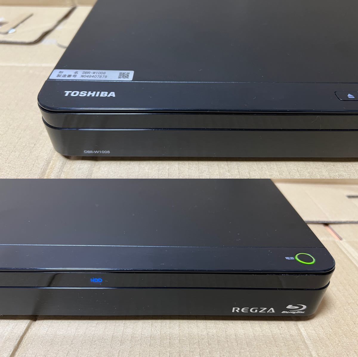 東芝 BDレコーダー レグザブルーレイ DBR-W1008 リモコン付_画像4