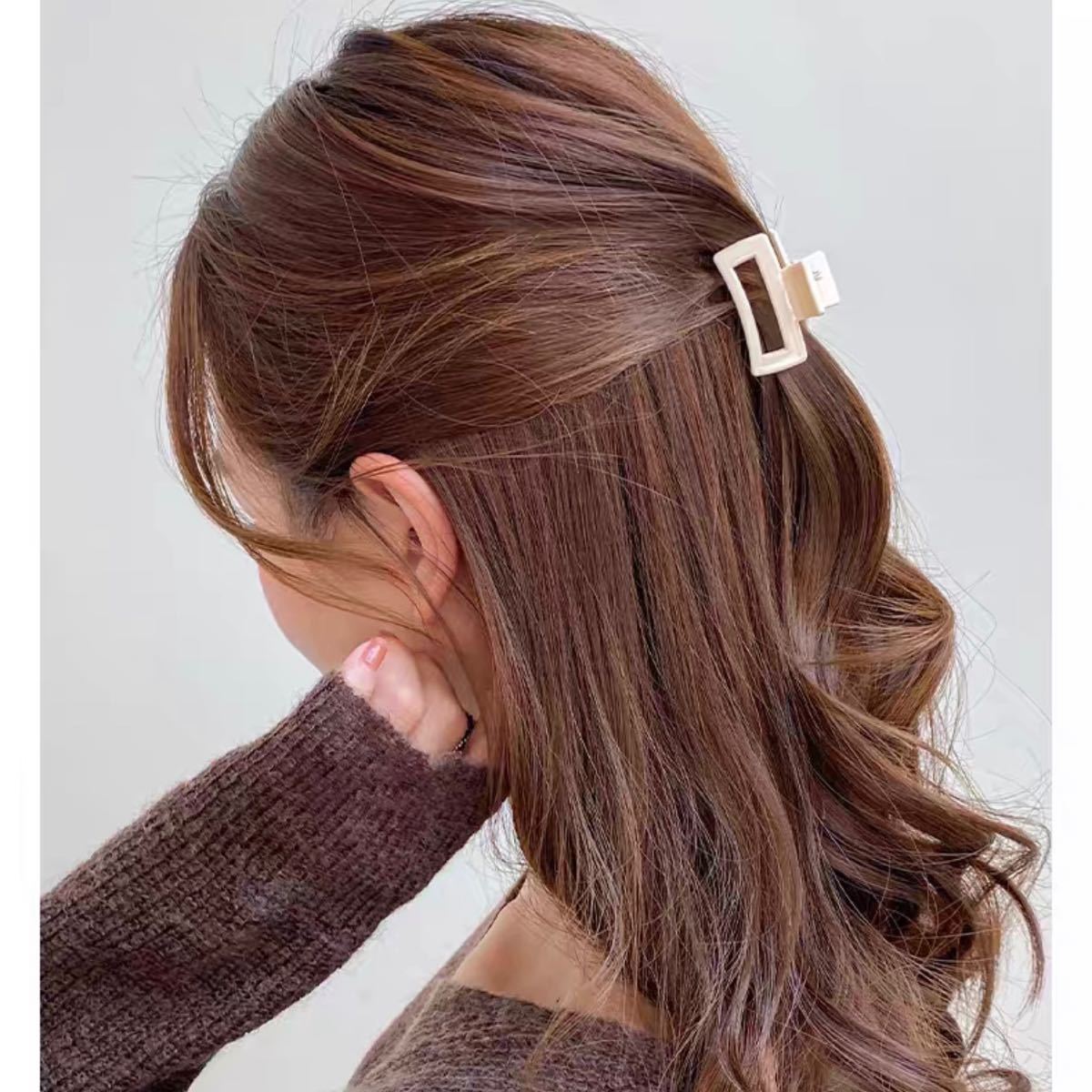 新品未使用】韓国 ミニサイズ 定番 スクエア ヘアクリップ ヘアバレッタ 4cm|PayPayフリマ 3個セット★ミニヘアクリップ新品