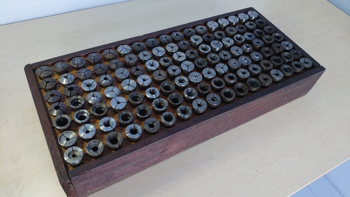 ですが ヤフオク! - コレットチャック一式 収納棚付き 旋盤 パーツ(... くださいま