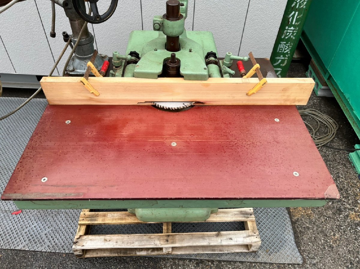 面取り機 庄田鉄工 SM-123 木工機械【工場引上げ品】【現状有姿 面取り機 庄田鉄工 SM-123 木工機械【工場引上げ品】【現状有姿