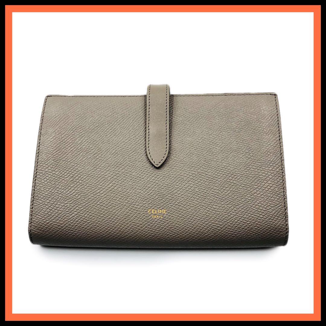 CELINE セリーヌ ラージストラップウォレット 長財布 ペプル CELINE セリーヌ ラージストラップウォレット 長財布 ペプル