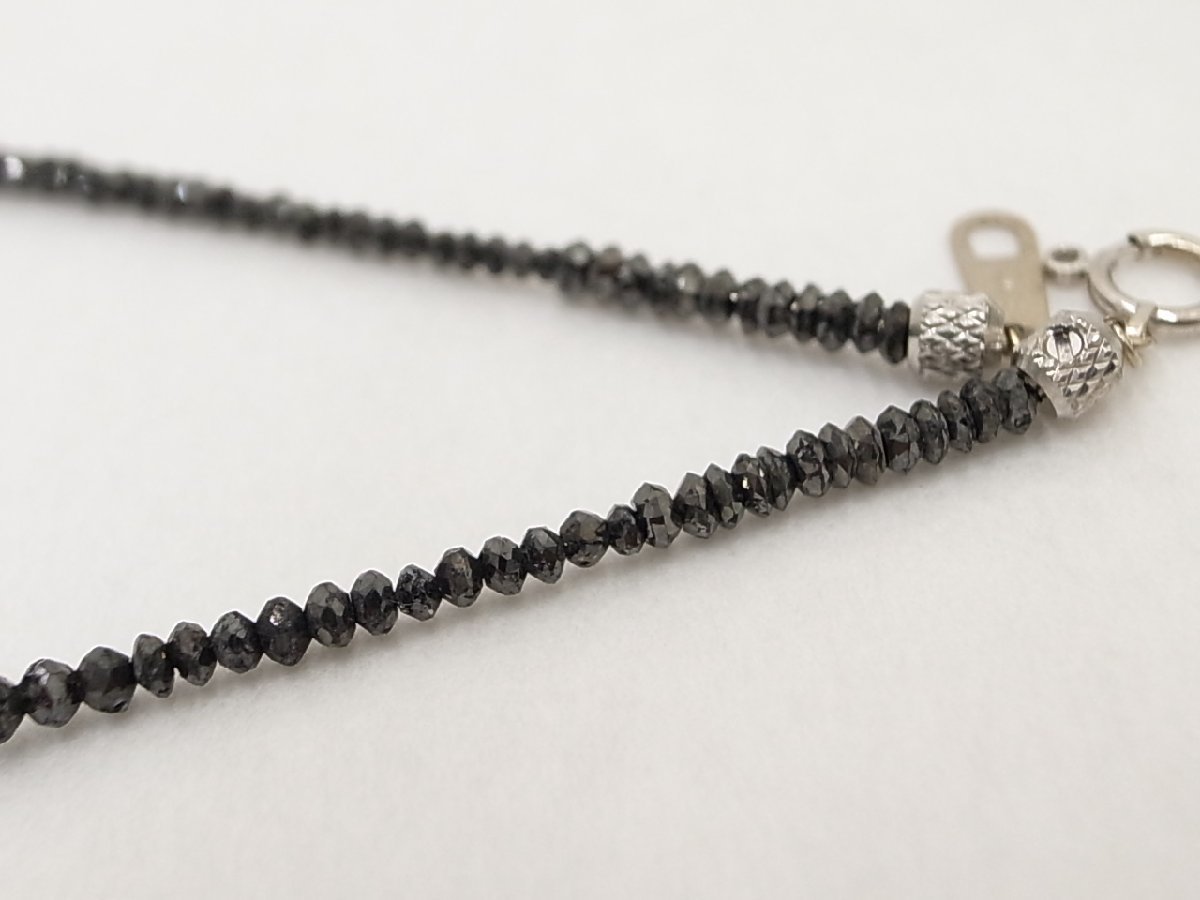 K18WG ブラックダイヤモンド ネックレス 20ct | www.bartislaw.com
