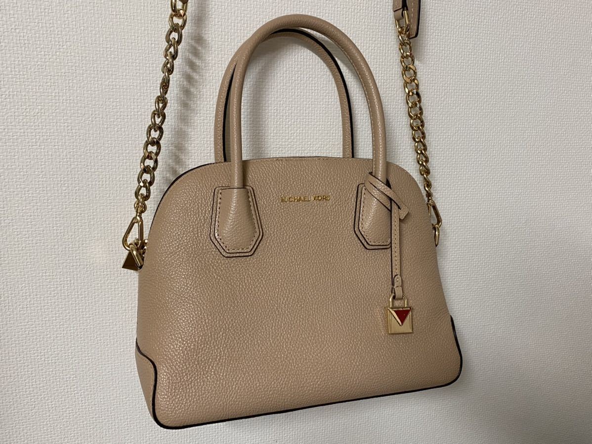 正規品極上美品MICHAEL KORS マイケルコース レザー 2WAY チェーン