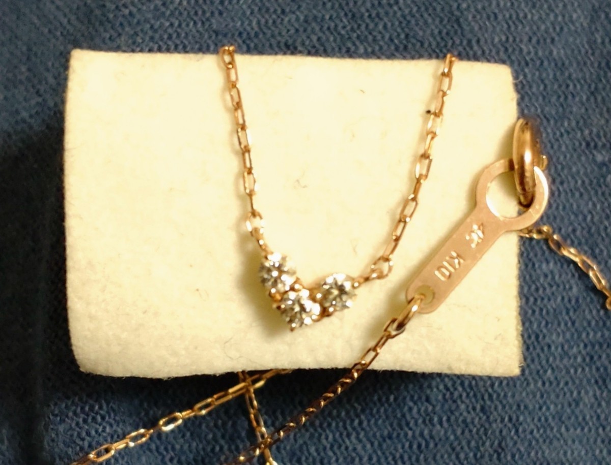 4℃ K10ネックレス biencel.mx