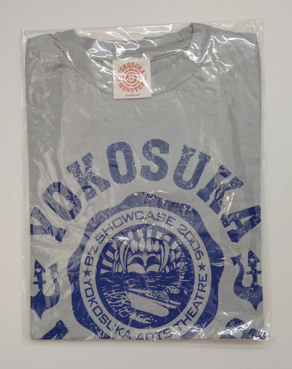 B'z SHOWCASE 2006 YOKOSUKA MONSTER'S GARAGE Tシャツ ブルー 水色 Sサイズ 新品未開封 b'z ライブ グッズの画像1