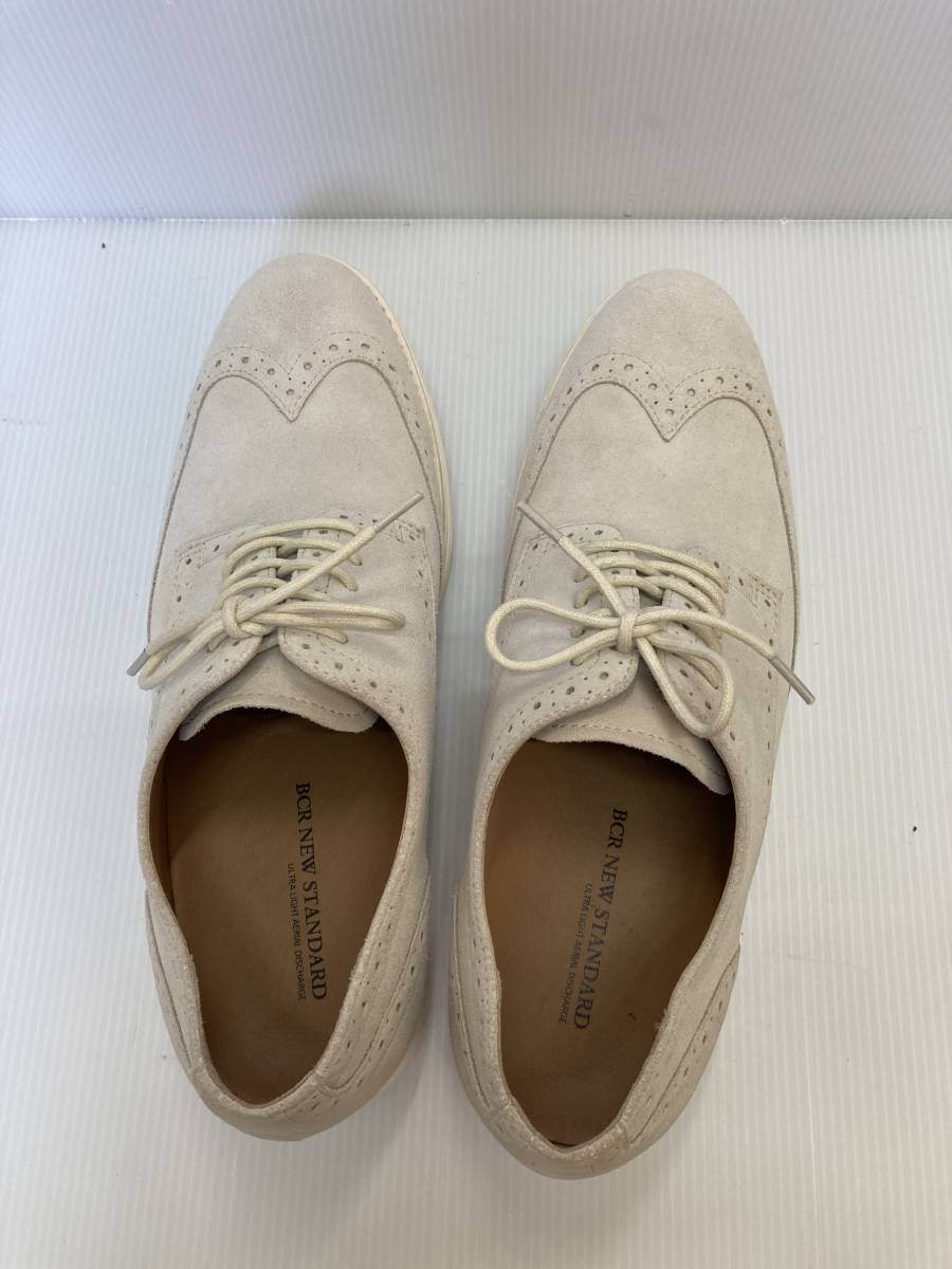 *. bargain! gentleman suede casual BC817 beige 25.0cm cord type light weight sole . sneakers with the sense street put on footwear also optimum!