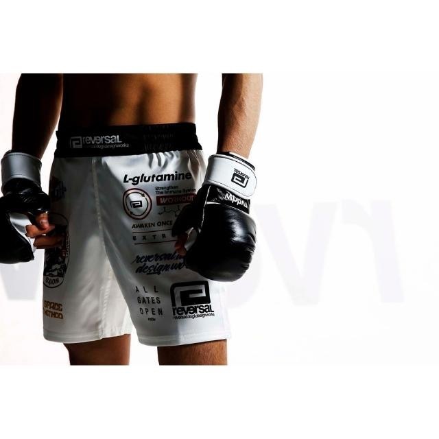 REVERSAL リバーサル送料込rvddw POUND GLOVE オープンフィンガーグローブ黒白本革素材 総合格闘技 MMA 修斗  rizin ブレイブジム