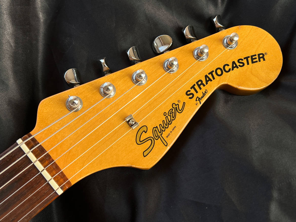 SQシリアル】Squier by Fender SST-30 BLK Stratocaster 1984年製 MADE
