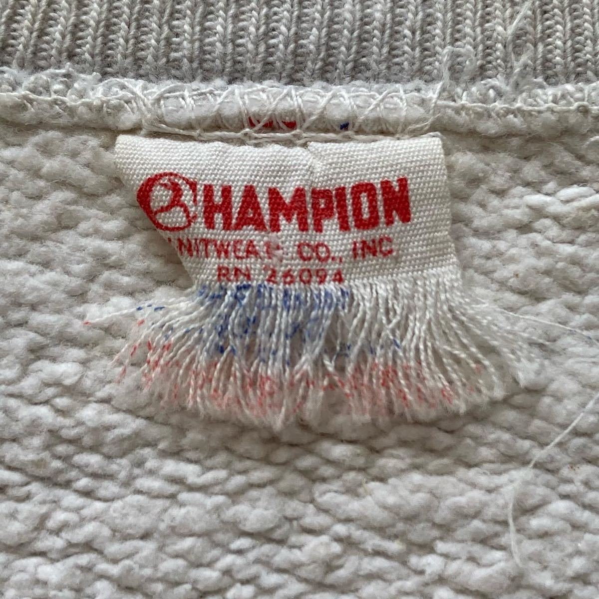 60\'s Vintage sweat wing foot Champion Champion vintage Vintage USA made America made Ran tag inspection ) Rebirth we b