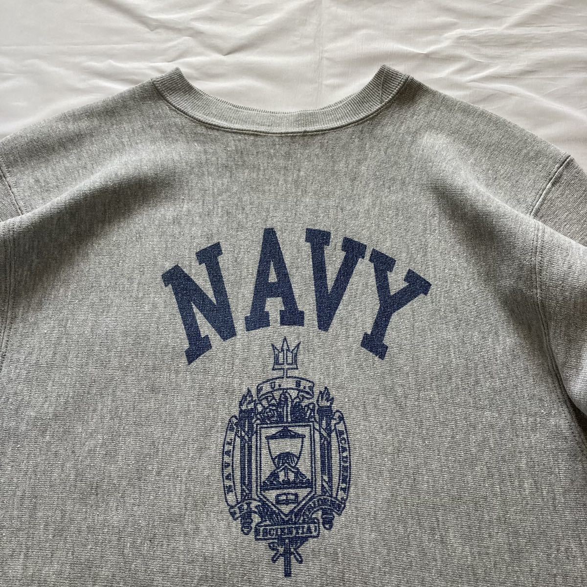 超美品 単色タグ US.NAVY 海軍 70's チャンピオン リバースウィーブ
