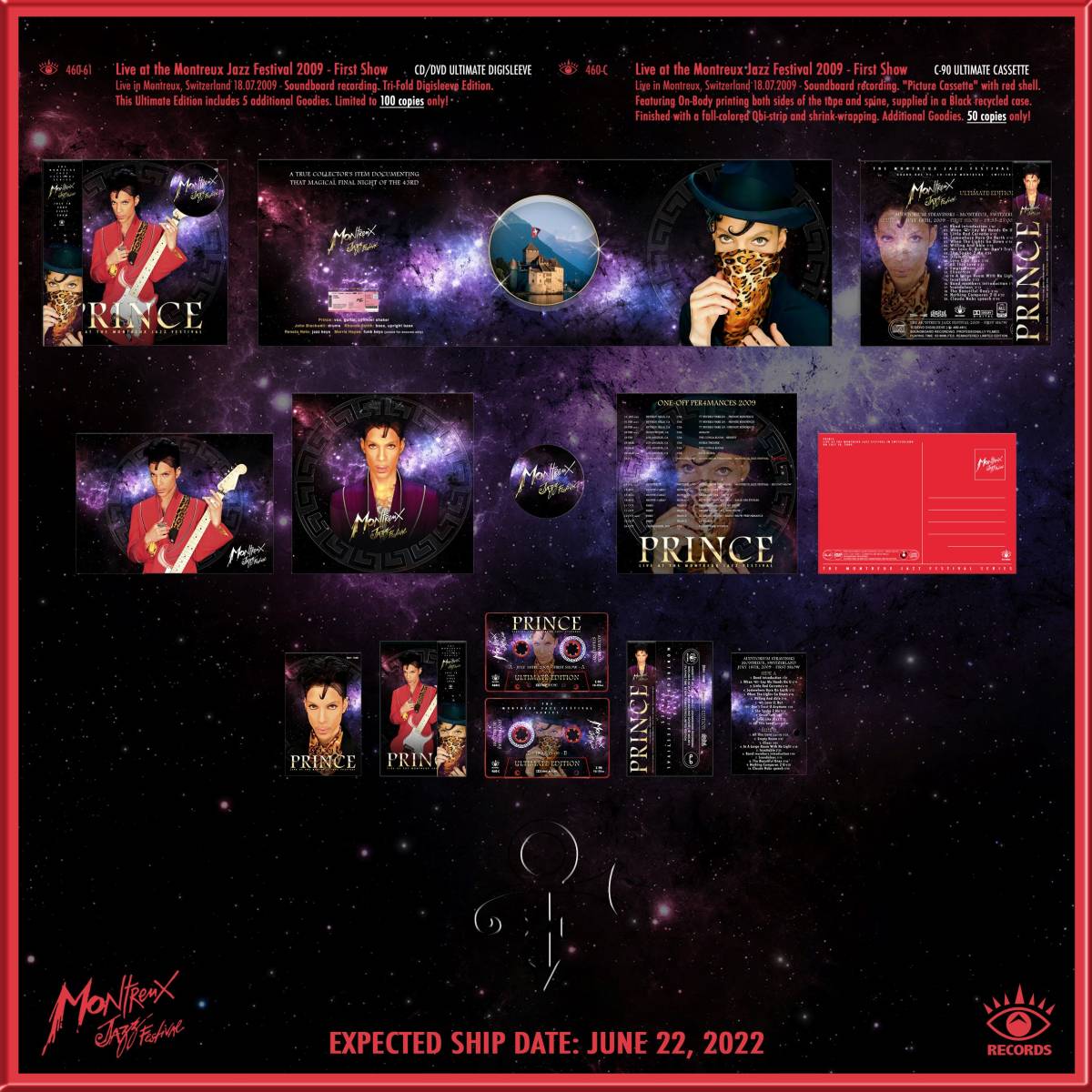 (Cassette) Prince●プリンス LIVE AT THE MONTREUX JAZZ FESTIVAL PICTURE CASSETTE 未開封 限定盤_画像4