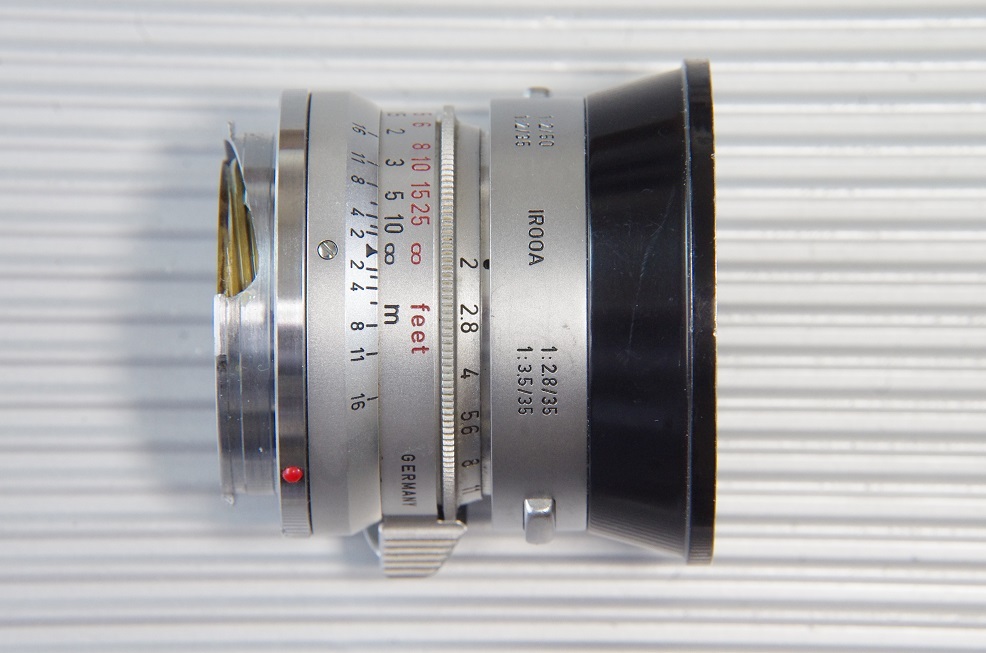 Leica Summicron 35mm F2 the first generation silver (8 sheets sphere, Germany made )