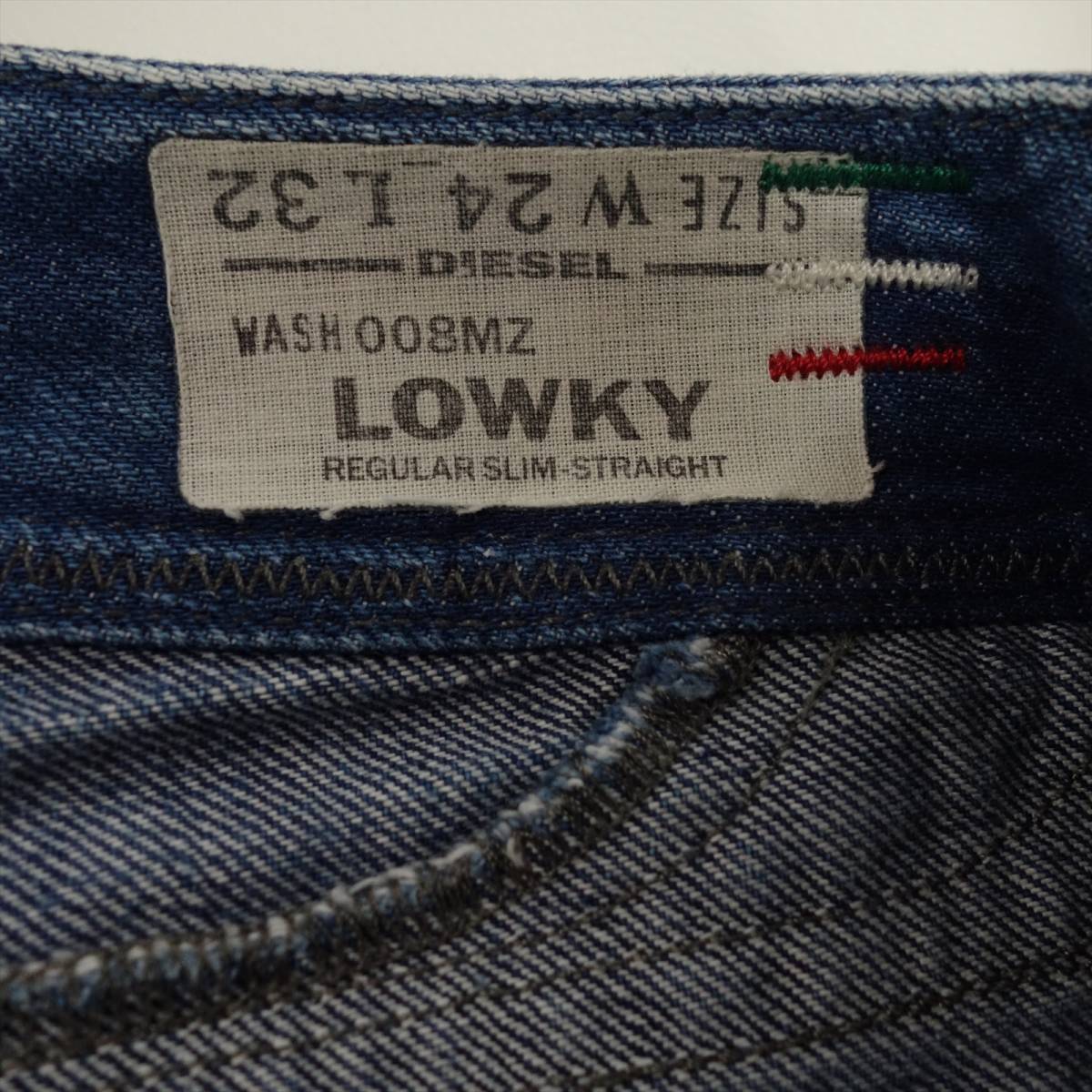 限定販売】 DIESELのジーンズ LOWKYサイズ24 aob.adv.br