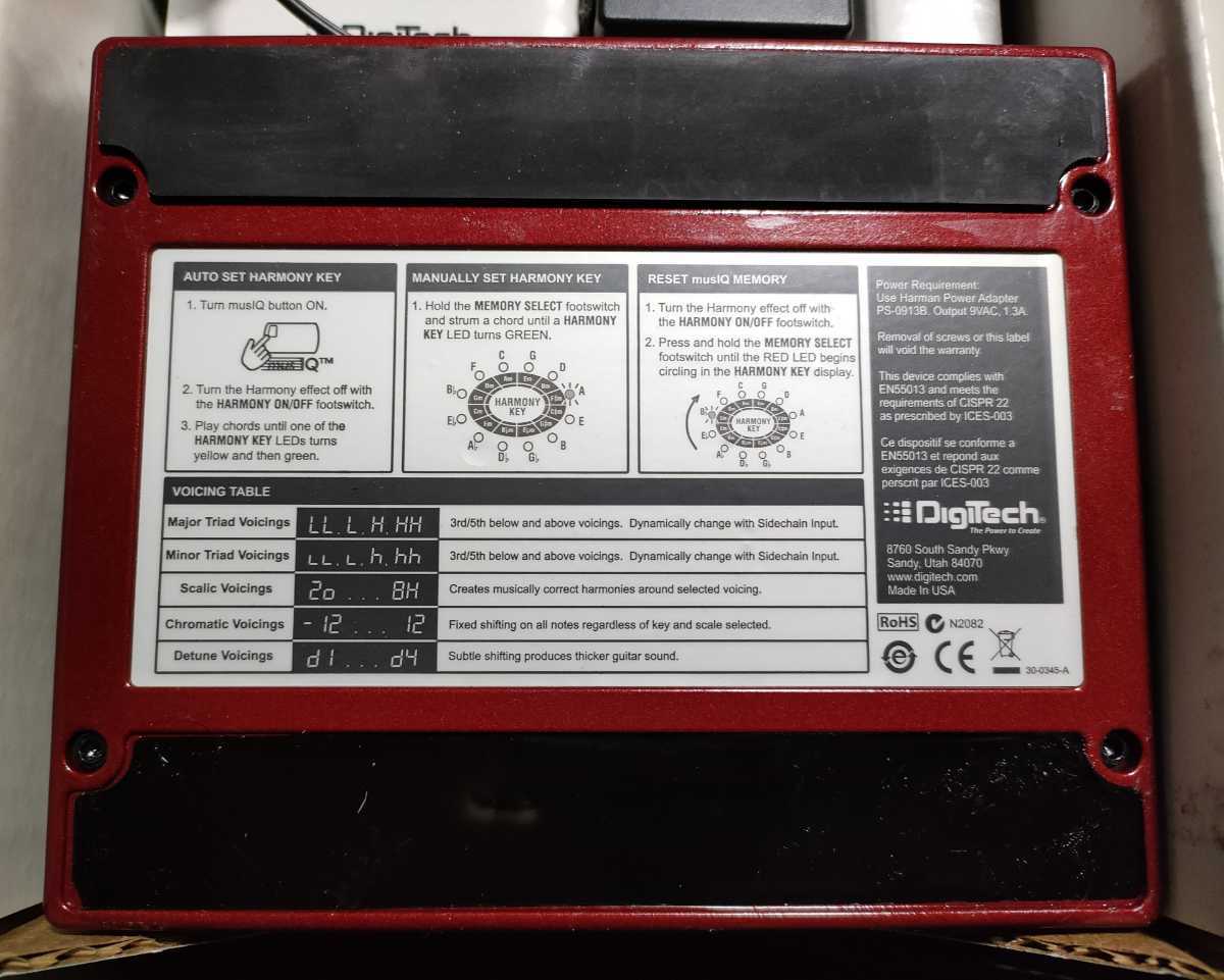 ヤフオク! - DigiTech HarmonyMan Inteligen...