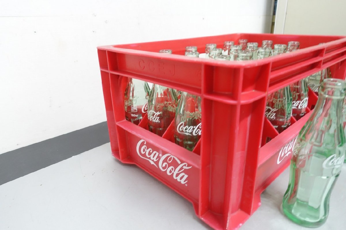 23本＋ケース　コカコーラ　190ｍｌ　瓶　運搬ケース　瓶ケース　プラケース　コカ・コーラ　_画像4