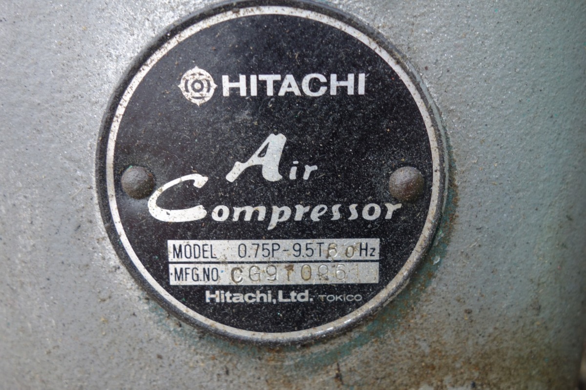  Junk 5 лошадиные силы двигатель тип воздушный компрессор Hitachi be Vicon 0.750-P95T60Hz Kawasaki двигатель 