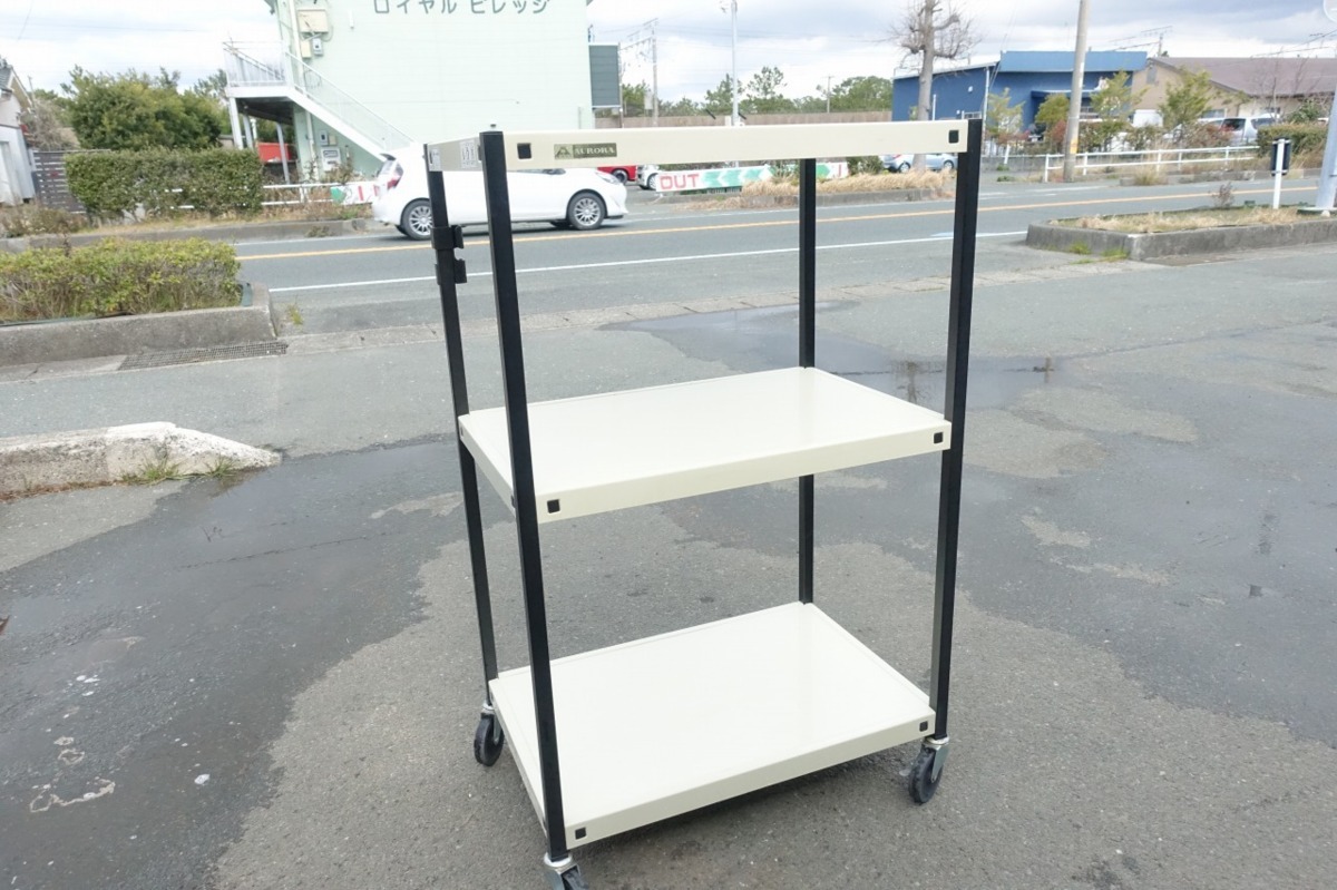 安価 77*51*122cm AURORA 3段 キャスター付きワゴン 作業台 ラック オーロラ オフィス家具 台車 安価 77*51*122cm AURORA 3段 キャスター付きワゴン 作業台 ラック オーロラ オフィス家具 台車