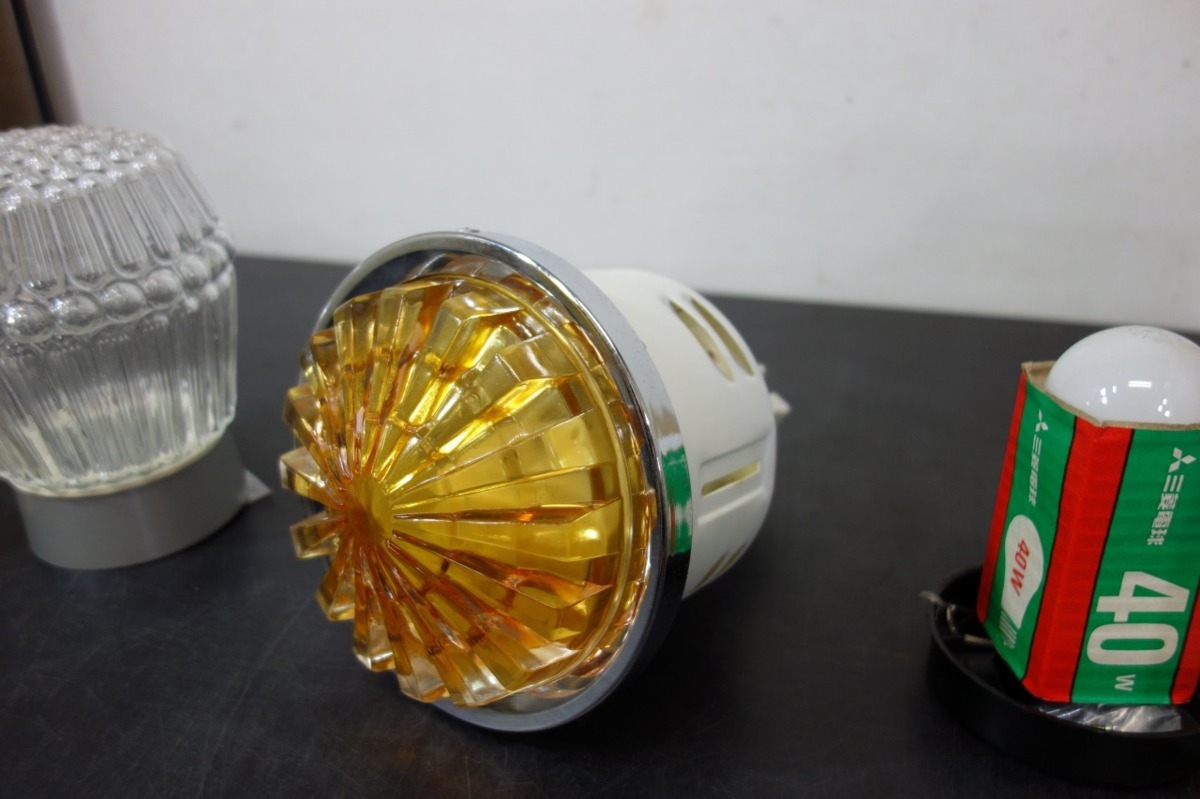 3 шт. комплект Showa Retro лампочка для осветительное оборудование встраиваемый светильник . включено свет стекло защита от ветра стена есть 