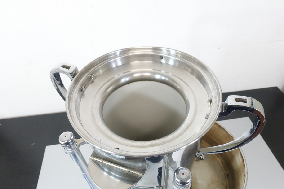 オリンピア　LPガス式　コーヒー沸かし器　コーヒーポット　保温器　湯煎　Coffee Urn　コーヒーサーバー　Olympia　レトロ　喫茶店　C_画像5