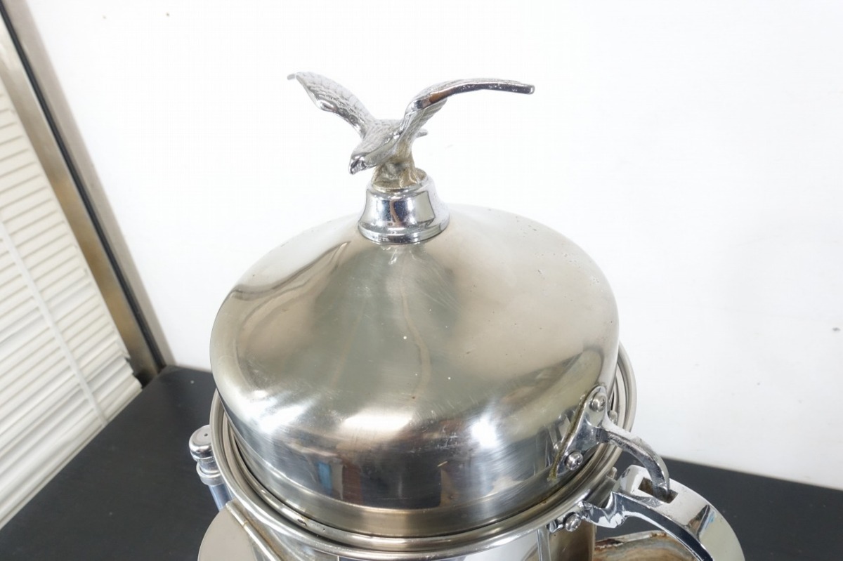 オリンピア　LPガス式　コーヒー沸かし器　コーヒーポット　保温器　湯煎　Coffee Urn　コーヒーサーバー　Olympia　レトロ　喫茶店　C_画像4