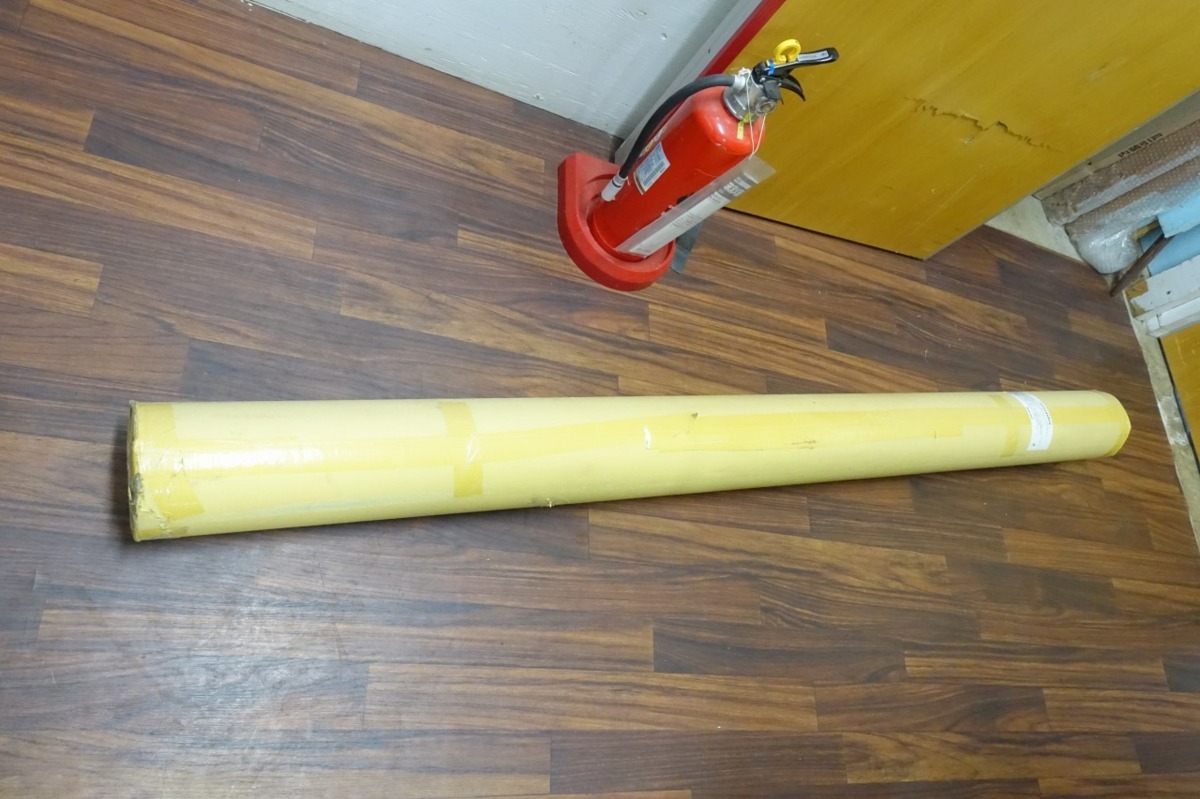未使用在庫品　１.８m×50ｍ　ウィングエース　白防炎シート　ロールシート