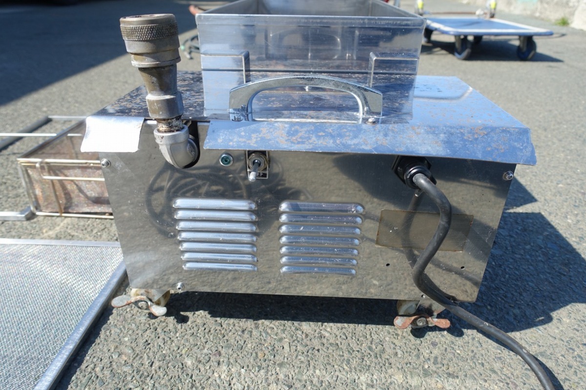 業務用 電動 食用油濾過機 油こし機 モーター出力:200W ろ過器 100V 業務用 電動 食用油濾過機 油こし機 モーター出力:200W ろ過器 100V