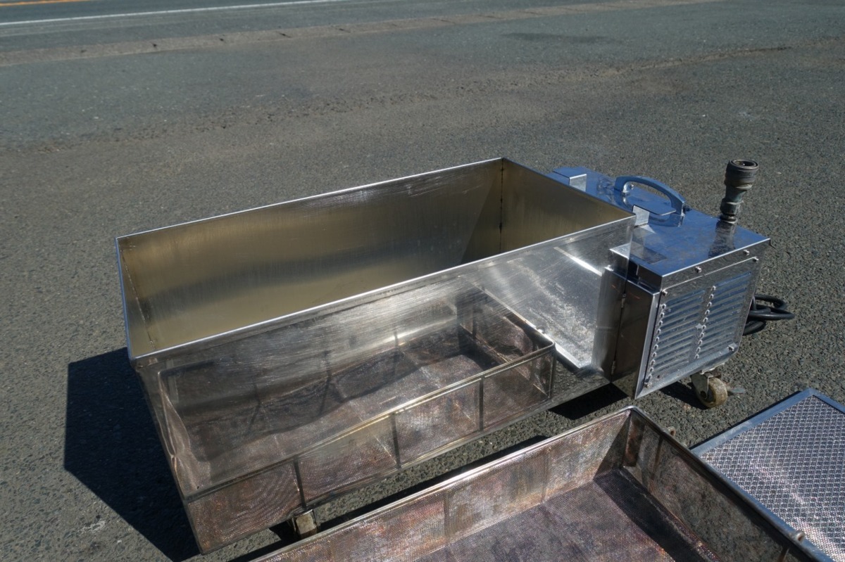 業務用 電動 食用油濾過機 油こし機 モーター出力:200W ろ過器 100V 業務用 電動 食用油濾過機 油こし機 モーター出力:200W ろ過器 100V