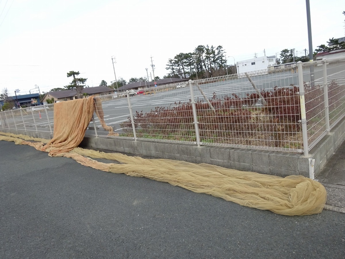 静岡県発 全長110m 漁網 捕獲網 追い込み網 袋網 地引網 養殖用 静岡県発 全長110m 漁網 捕獲網 追い込み網 袋網 地引網 養殖用
