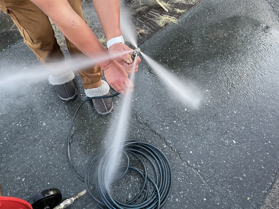  Shizuoka prefecture departure seiwa engine type high pressure washer . tube nozzle attaching 5 horse power jet clean JC-100GC extension hose attaching 10MPa/13L business use GX140