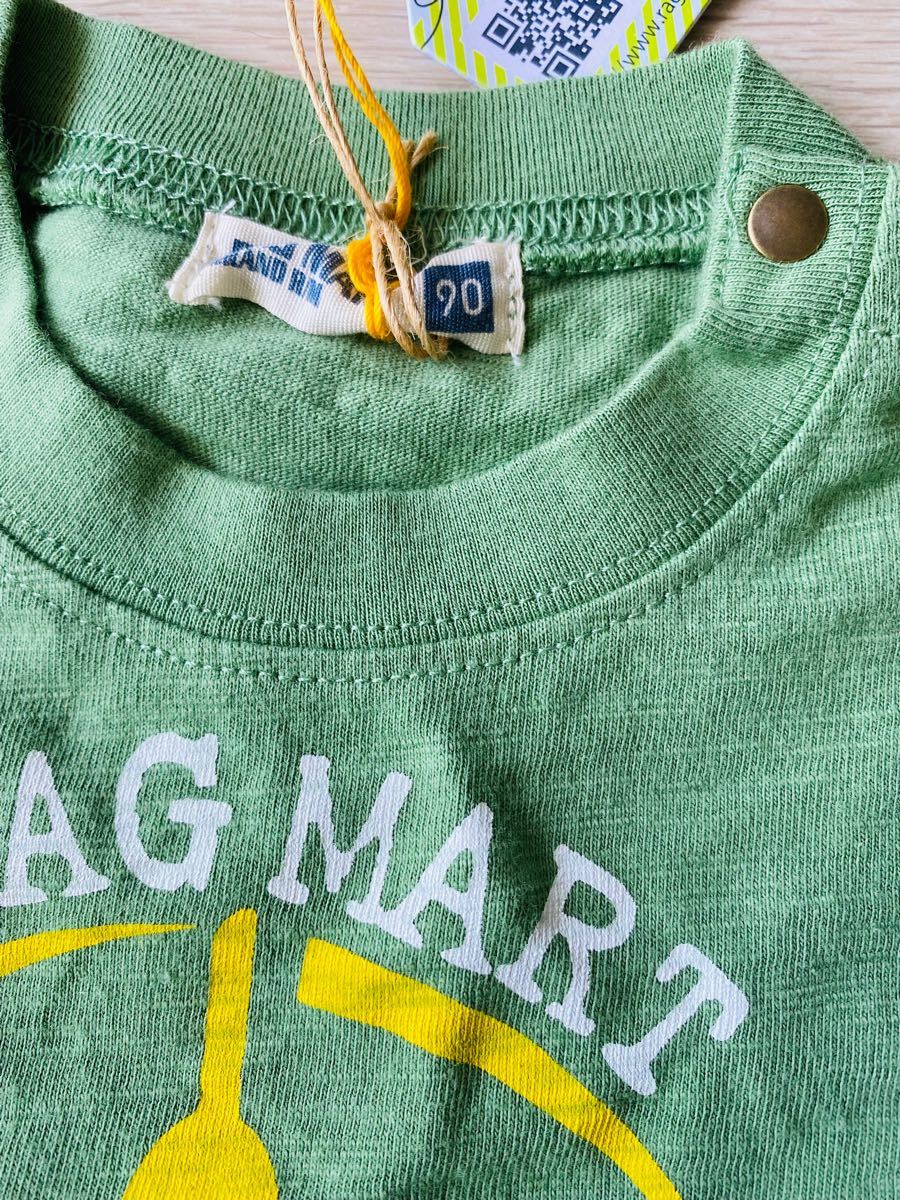 【新品・未使用】RagMart ラグマート　Tシャツ　半袖Tシャツ　RAGMART 90 ※タグ付き