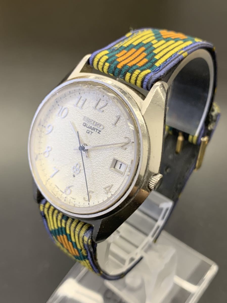 SEIKO セイコー QUARTZ クォーツ QT 3802-7031メンズ腕時計 動作未確認