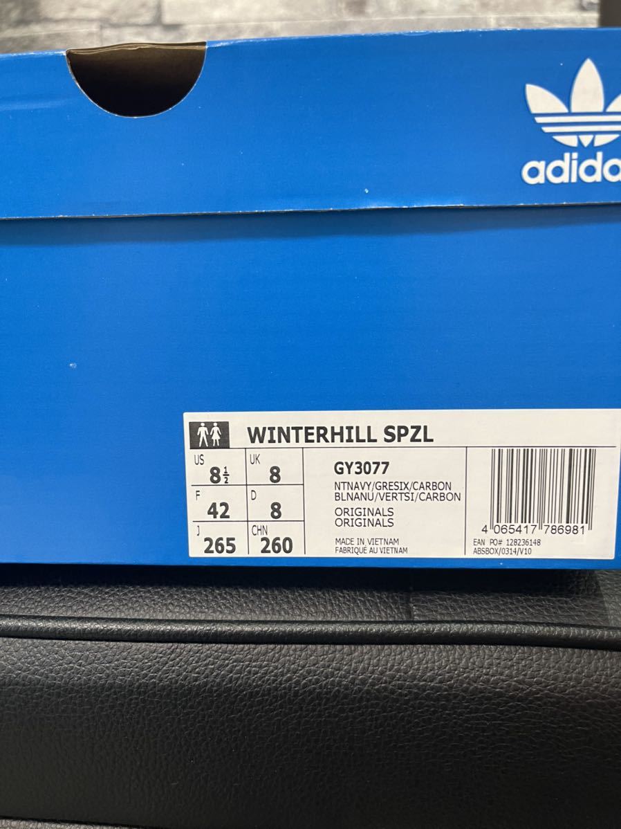 大得価限定SALE26.5 adidas SPZL アディダス スペツィアル ウィンターヒル ナイトネイビー 26.5cm