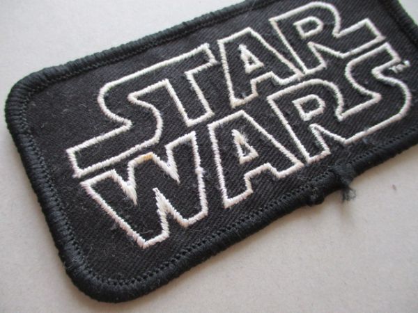 【中古】STAR WARS『スターウォーズ』ロゴ刺繍ワッペン/ルーカス フィルムLucasfilm Ltd. SFアップリケ映画パッチ ジョージ ルーカス S58_画像2