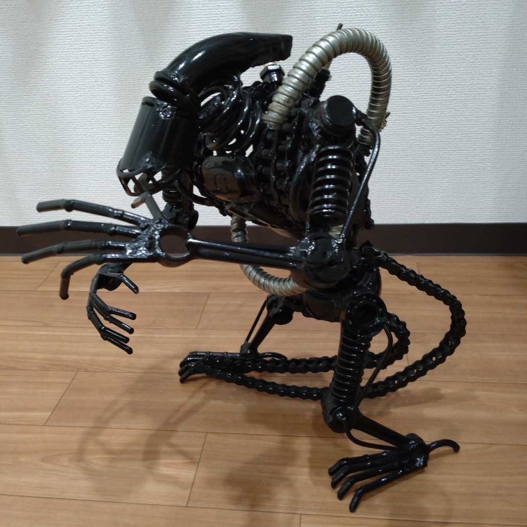 エイリアン 廃材アート 鉄くず アイアンアート 鉄製 オブジェ エイリアン 廃材アート 鉄くず アイアンアート 鉄製 オブジェ