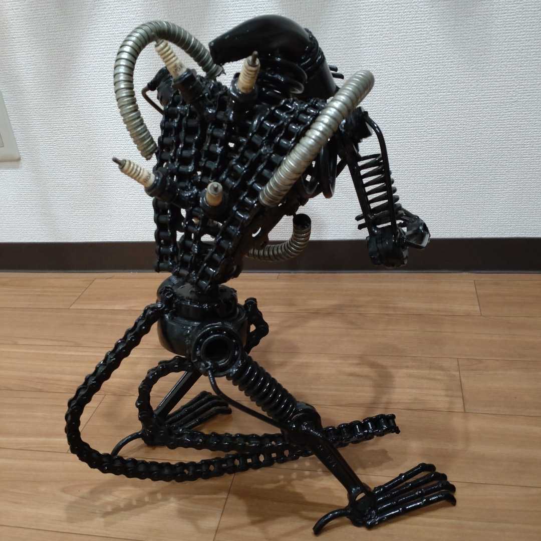 エイリアン 廃材アート 鉄くず アイアンアート 鉄製 オブジェ エイリアン 廃材アート 鉄くず アイアンアート 鉄製 オブジェ