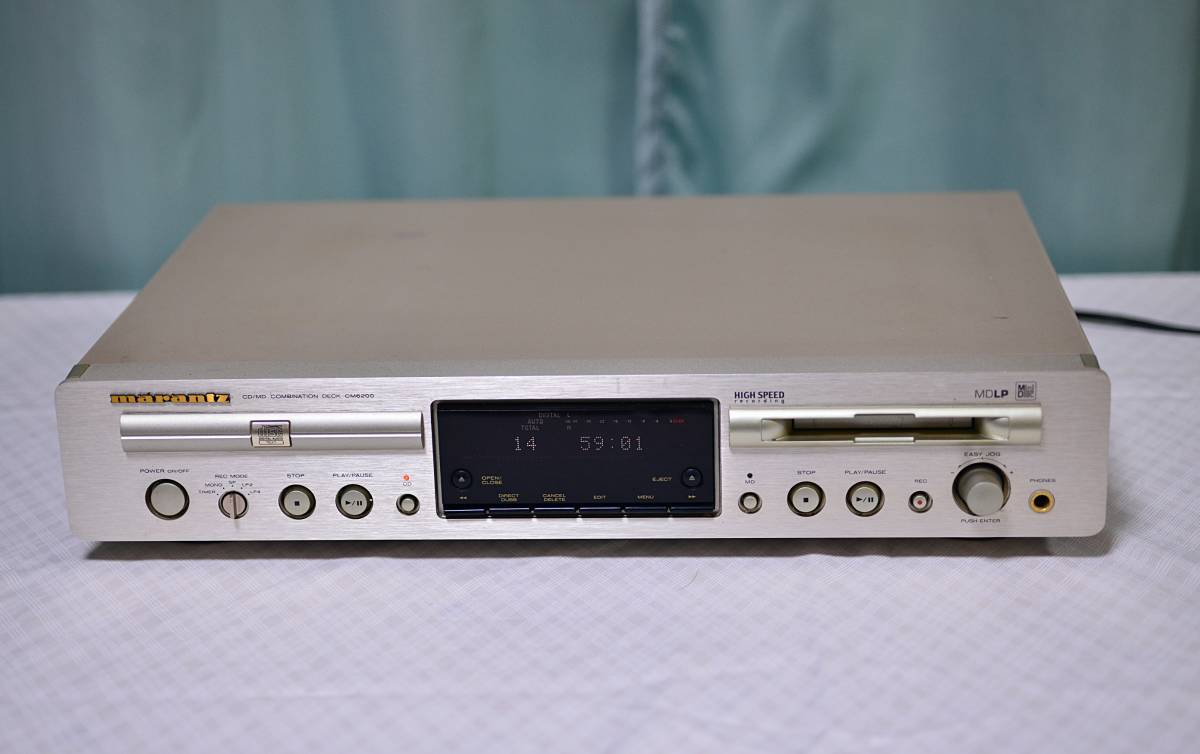 ☆Marantz/マランツ CM6200 CD/MD コンビネーションデッキ 再生、MD